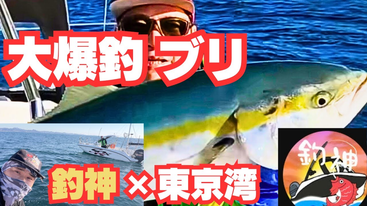 【大爆釣ブリの釣神さんと】 #釣神 #寒ブリ #東京湾