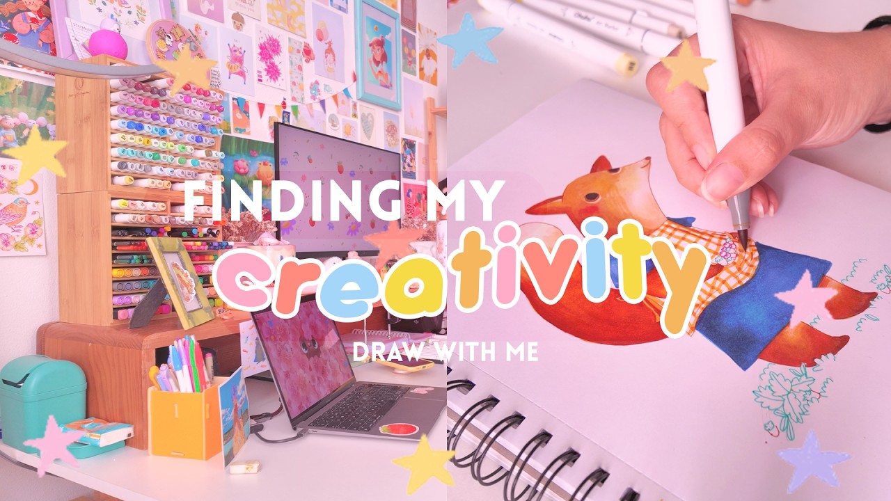 Draw and chat with me ⋆˚✿˖° my creative journey over the years as an illustrator and small biz owner