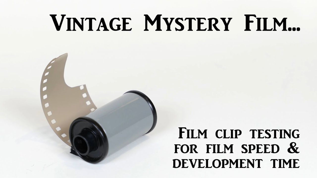 Mystery film! Clip testing for film speed and development time.