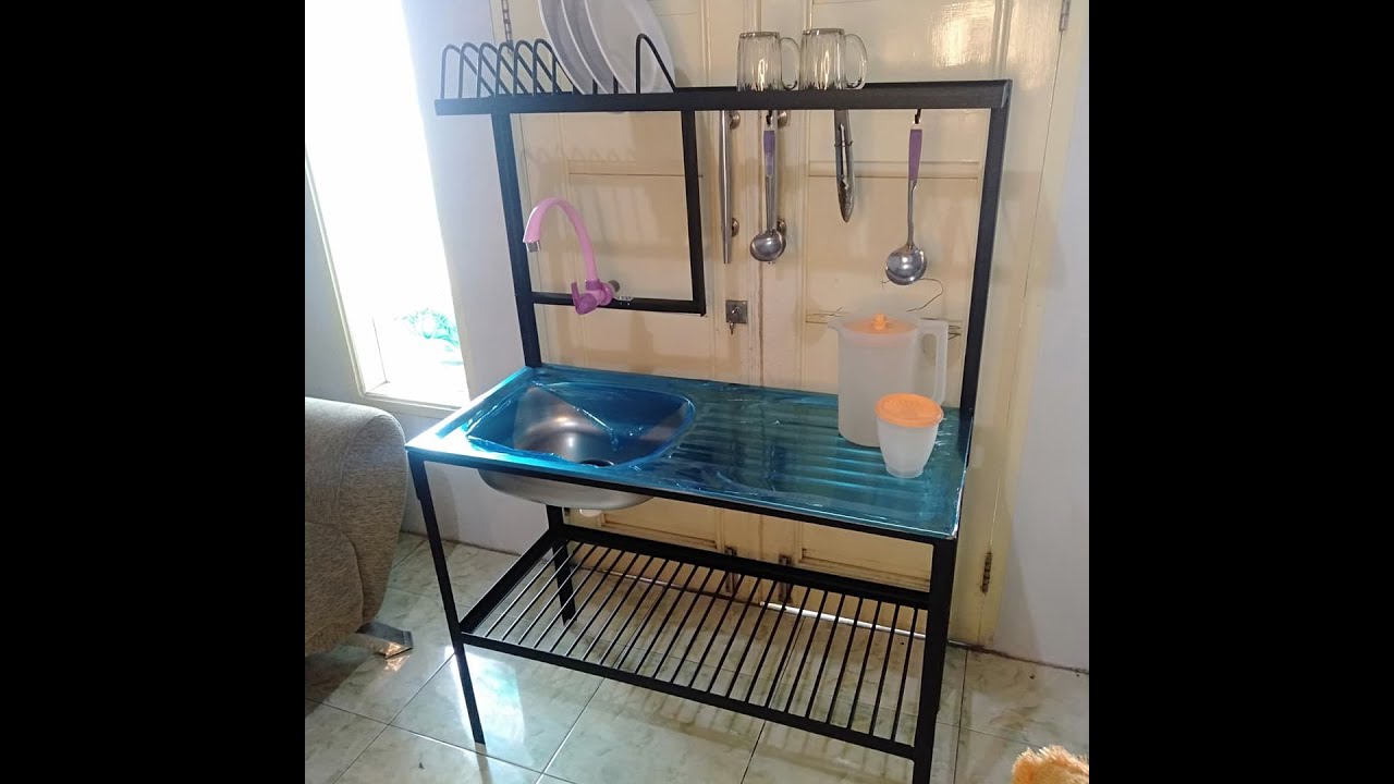 TEMPAT CUCI PIRING BAHAN BESI SIKU DAN BESI BETON