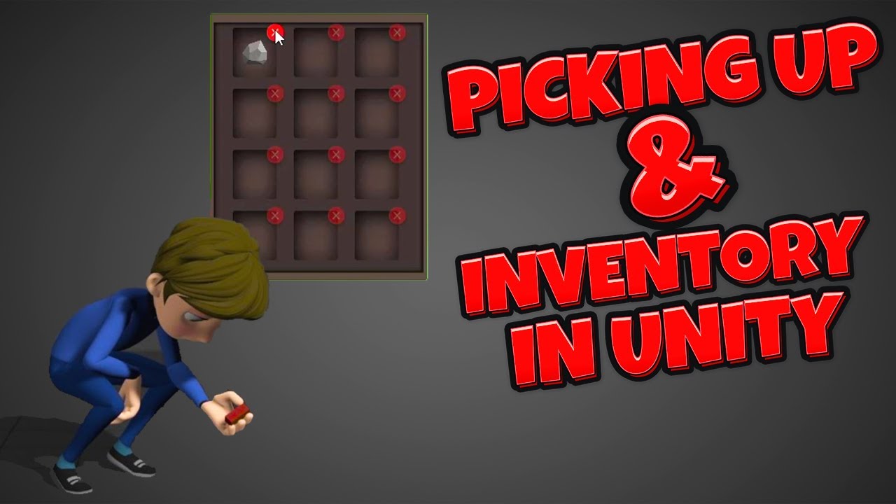 How To Make Picking Up & Inventory System | Making A Mobile Survival Game In Unity #2