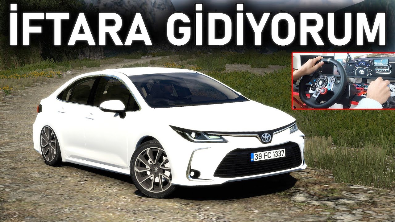 ARABA İLE KÖYE DEDEME İFTARA GİTTİM! ETS 2 MOD Logitech G29