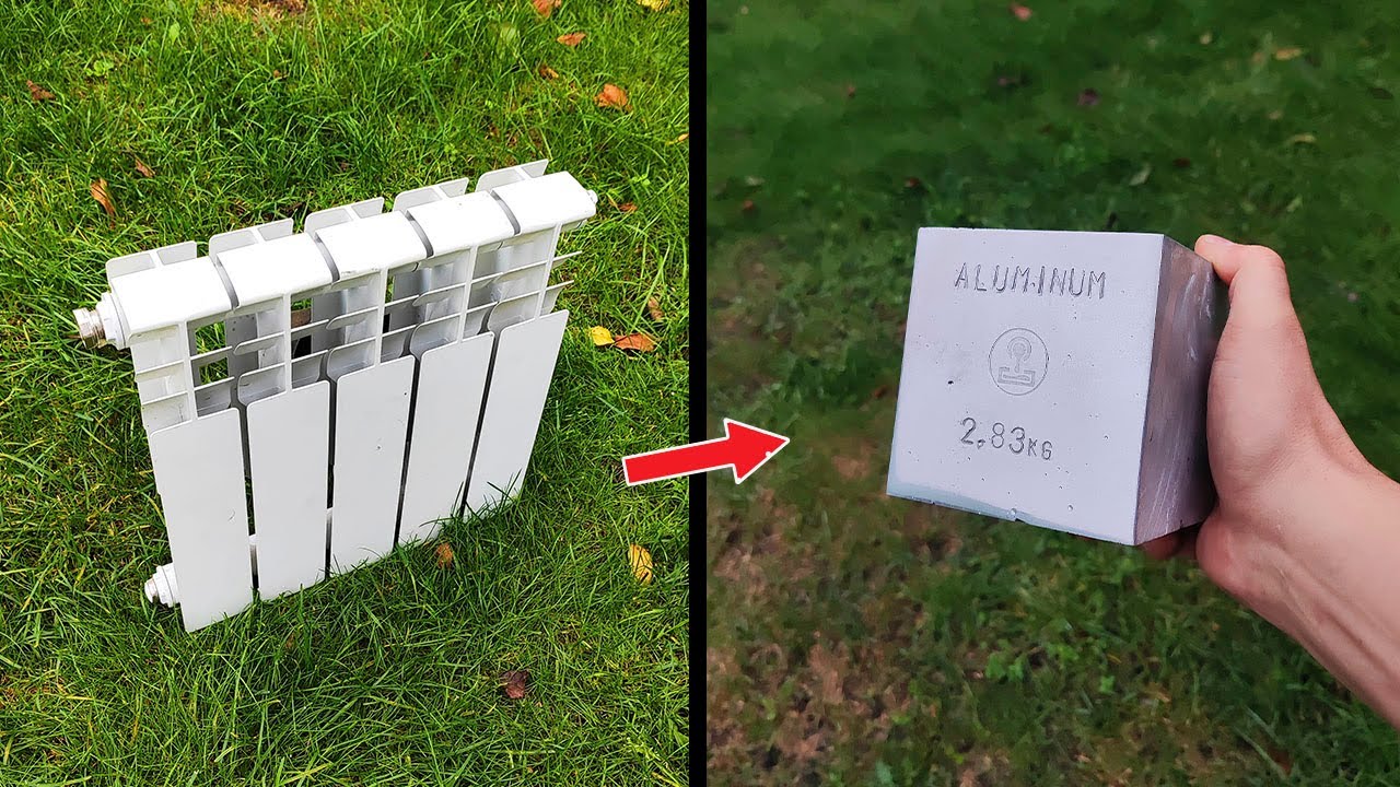 Melting Aluminum Radiator - Casting Aluminum Cube