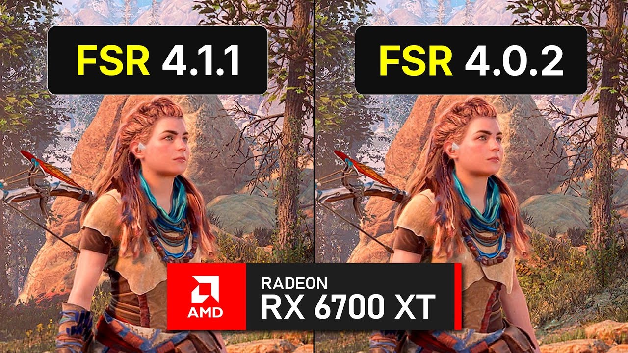 Huge Upgrade for RDNA 2? AMD FSR 4.1.1 vs FSR 4.0.2 🔥