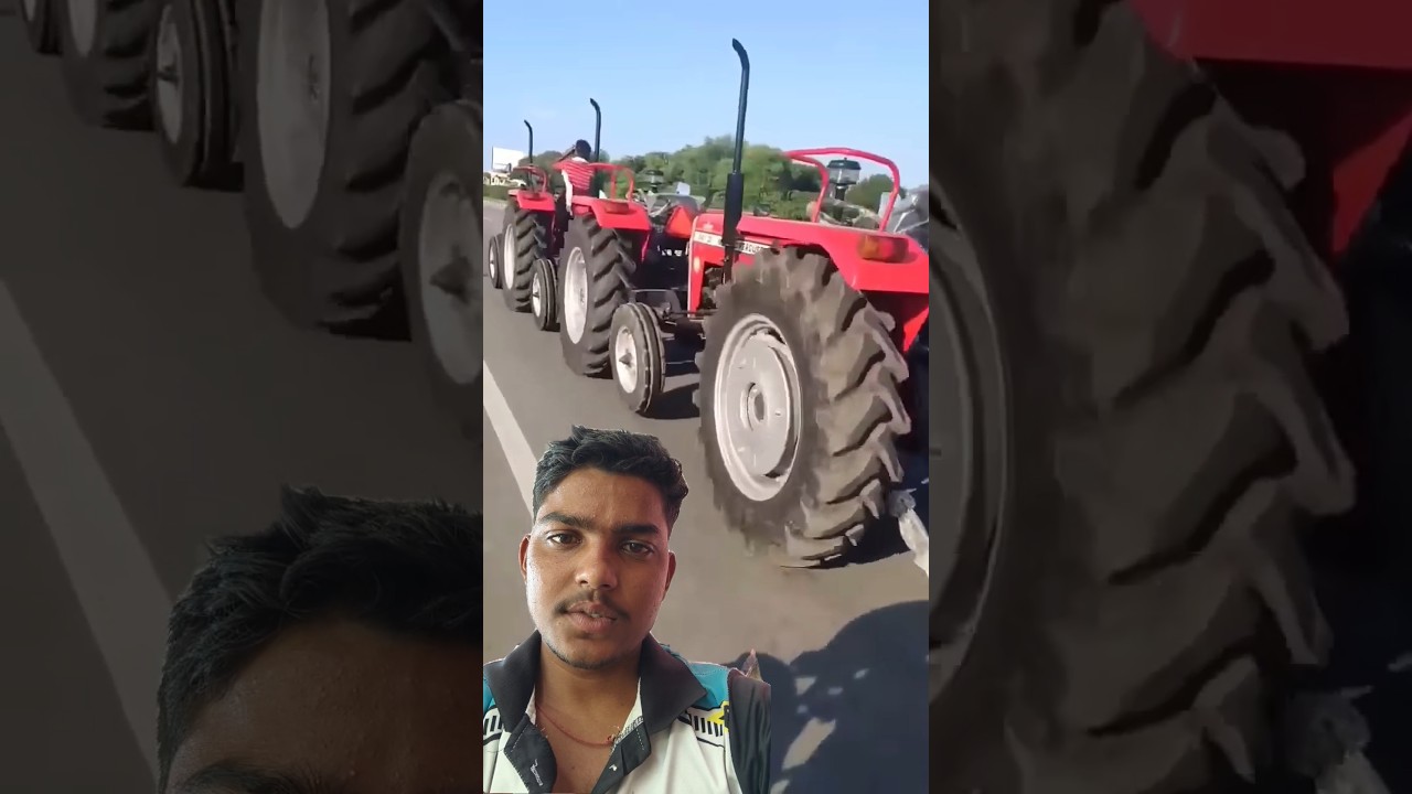 Massey Ferguson 241di 1035 di kafi tractors ko ek Banda chala raha hai 😱😱 #tractorvideo #shorts