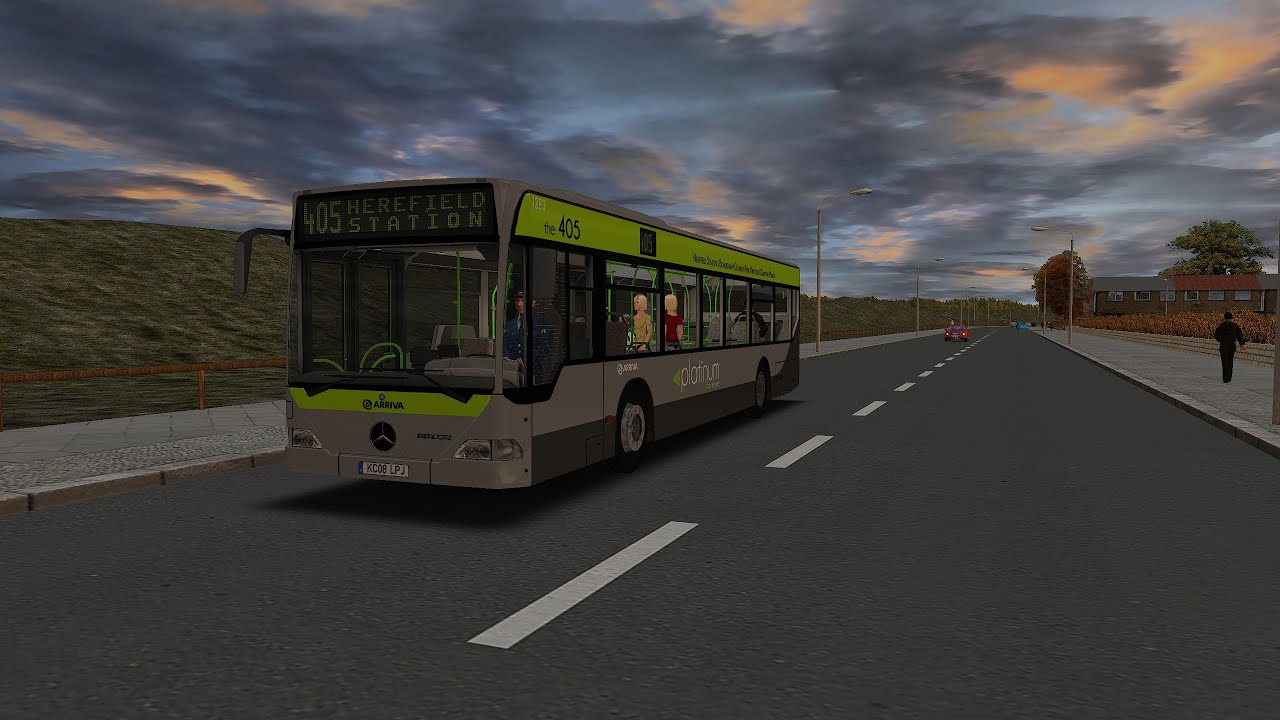 OMSI 2 || 405 to Herefield Station || Mercedes-Benz 0530 || No Commentary || Bowdenham V4