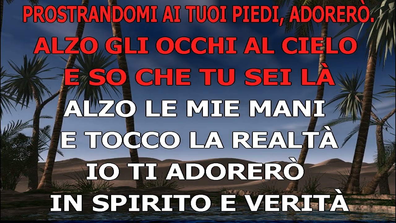 Karaoke -  Dal cielo scende la benedizione