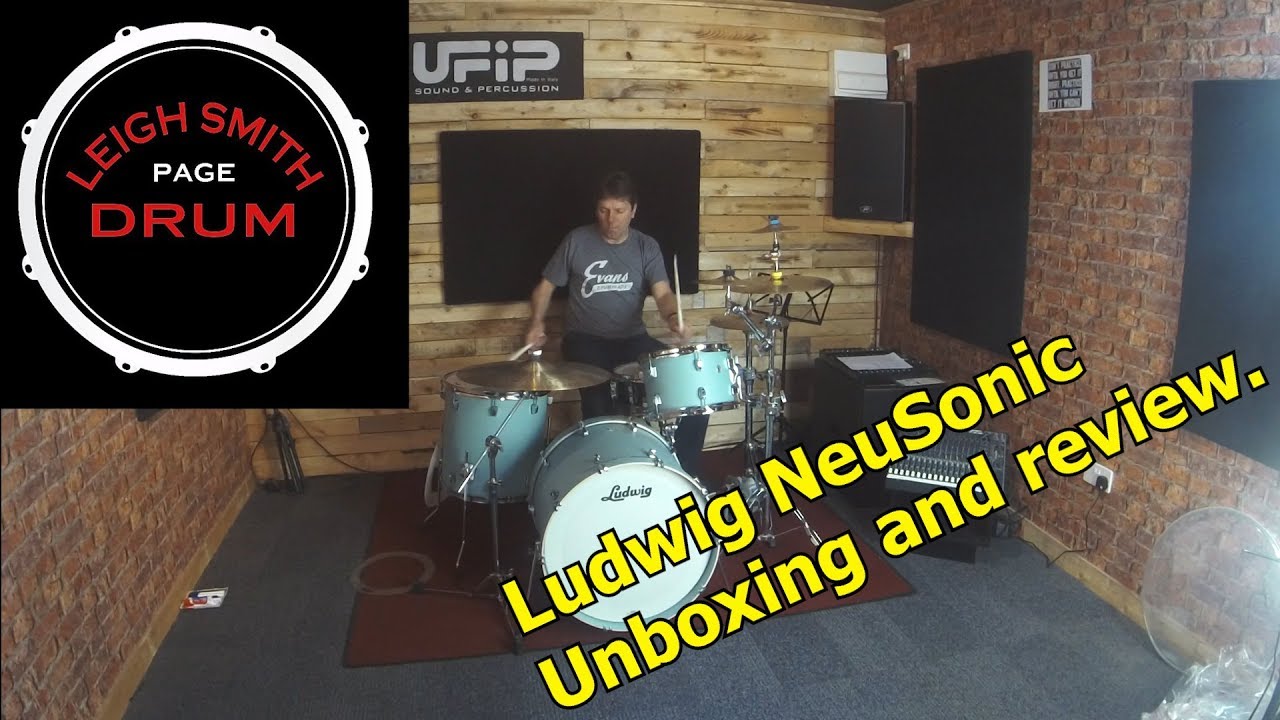 Ludwig NeuSonic Unboxing and Review.