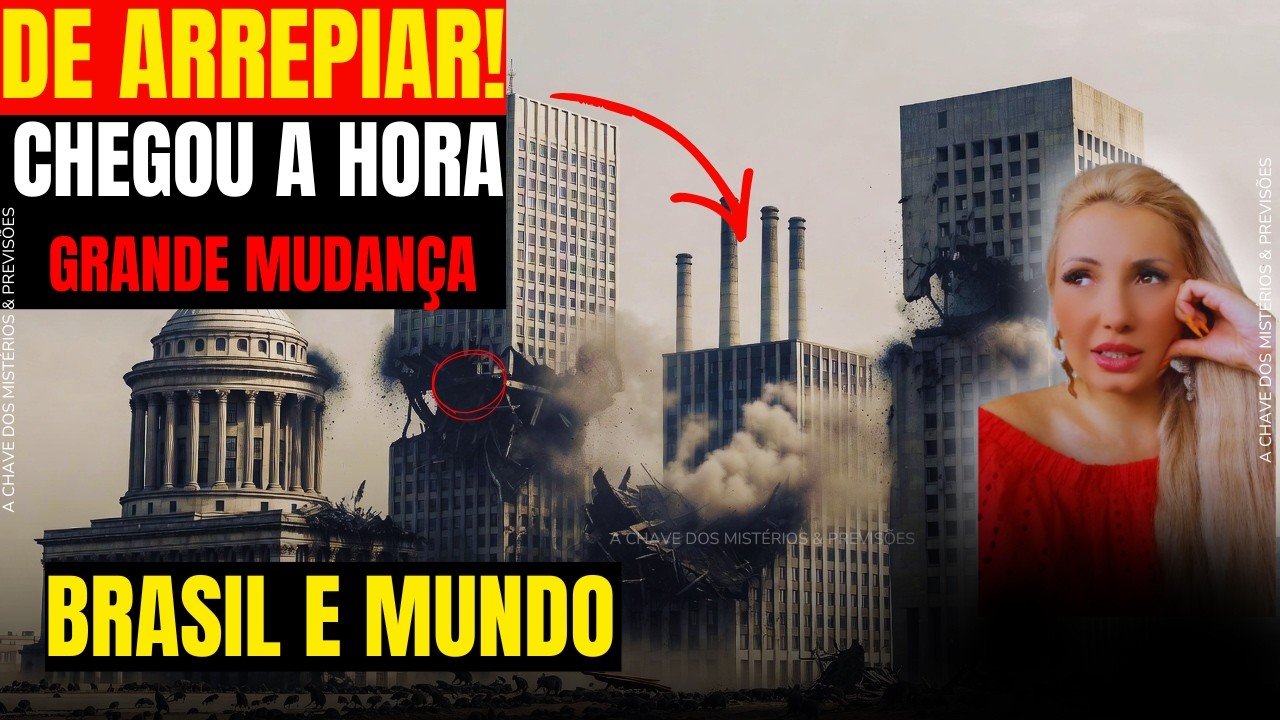 CHEGOU A HORA! VÁRIAS PREVISÕES BRASIL E MUNDO E VC ! COM CHALINE GRAZIK