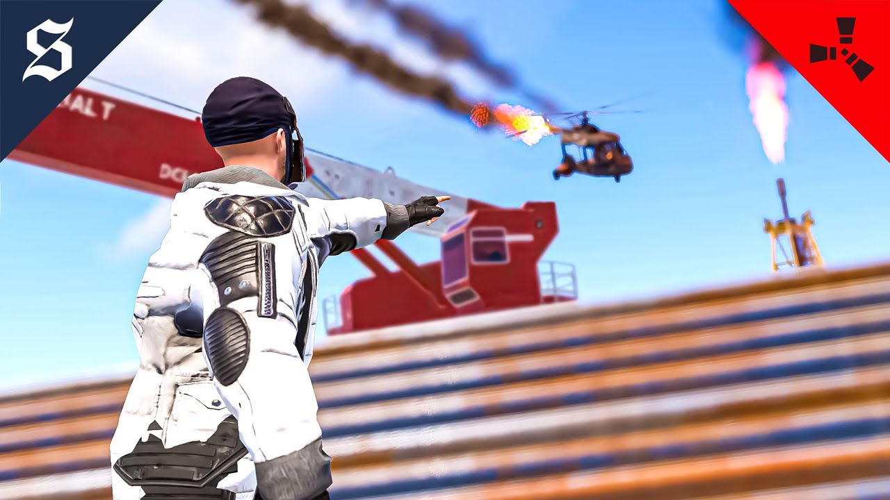 A Scrap Heli came to counter and they had no chance 💪🏻🔥 - DUO RUST #4 S22