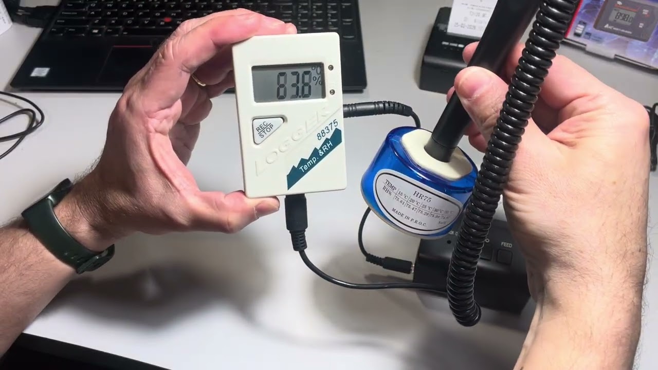 Inregistrator de temperatura si umiditate cu imprimanta