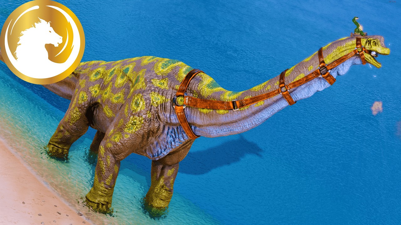 ARK’ta Devlerin Devini Evcilleştirdim! Brachiosaurus Çok Etkileyici!