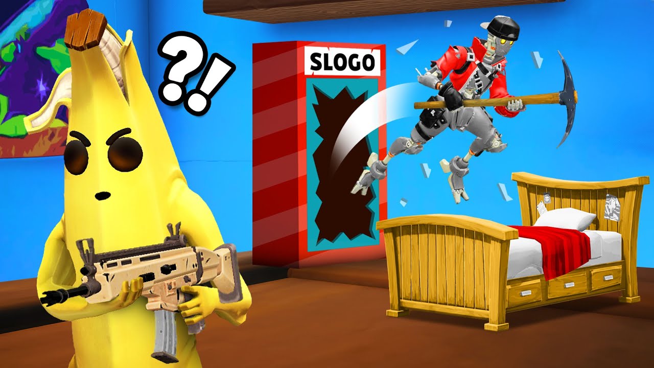 Fortnite Toy BED WARS vs My Friends!