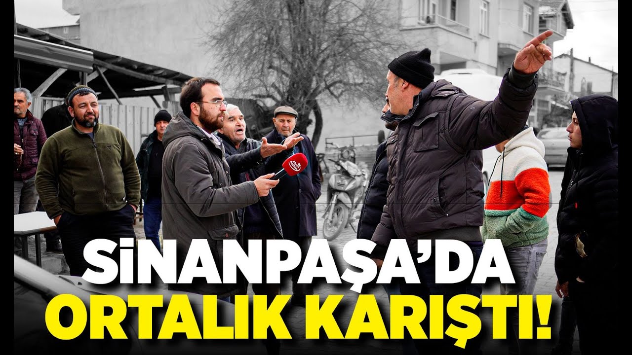 Afyon'un Sinanpaşa ilçesinde ortalık fena karıştı! - Sokak Röportajı