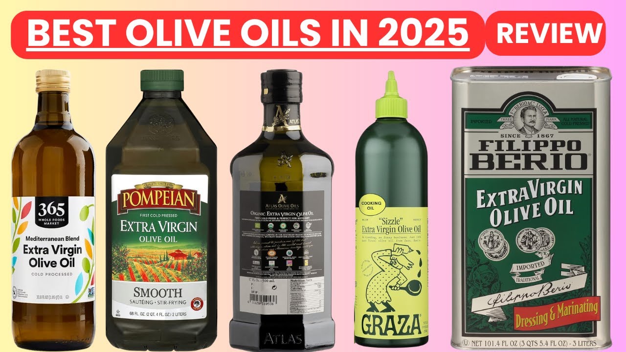Top 5 Best Olive Oils in 2025 | Expert Review & Health Benefits