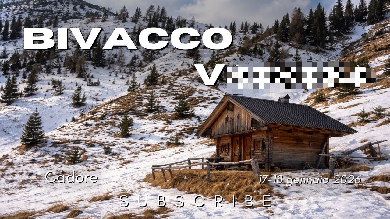 Bivaccata al freddo | Baito Segreto! | Trekking al confine | Dolomiti