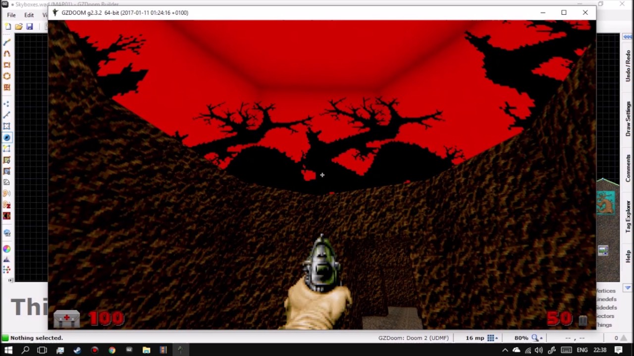 GzDooM Builder/Slade3 Урок 10: Изменение скайбокса на карте
