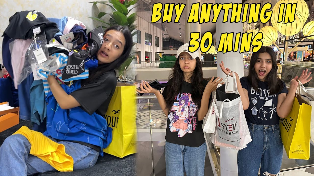 Shopping in 30 min | Birthday Gift challenge | Zainab's Birthday&nbsp;Gift