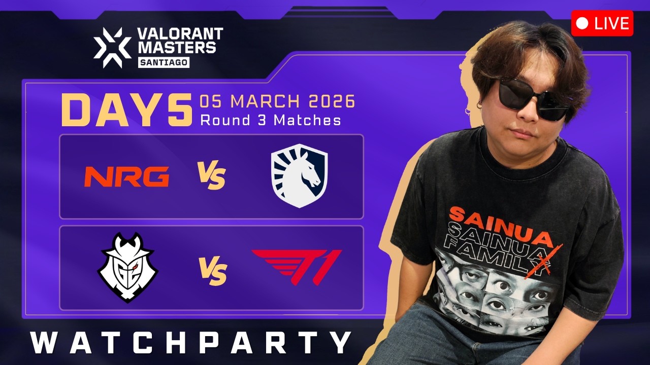 [🔴LIVE] - NRG vs TL, G2 vs T1 | VALORANT Master Santiago — Swiss Stage | WATCHPARTY VALORANT