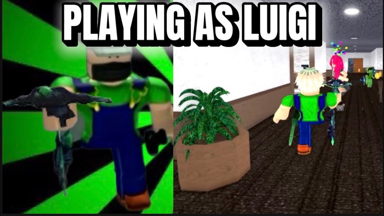 PLAYING MM2 AS LUIGI