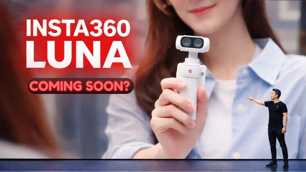 Insta360 Luna только что появилась перед запуском… Проблемы с DJI Pocket 4?