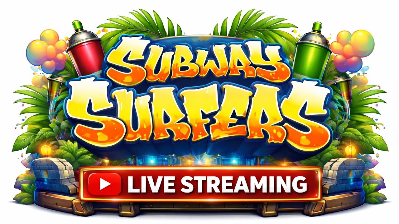 10M😱 score Subway surfers game live streaming just for fun and chill with us no spam clean game