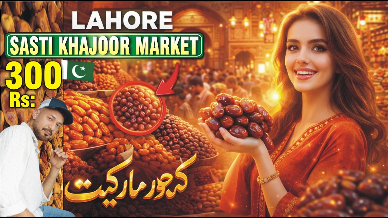 Khajoor Mandi Lahore  Khajoor  l How to Reach Wholesale Market in Lahore l Khajoor Whole Sale Market