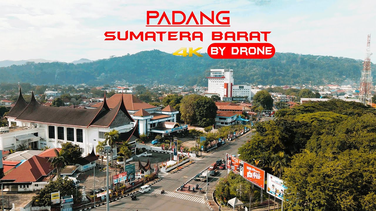KOTA PADANG 2021 - by drone [4K] update terbaru kota padang sumatera barat
