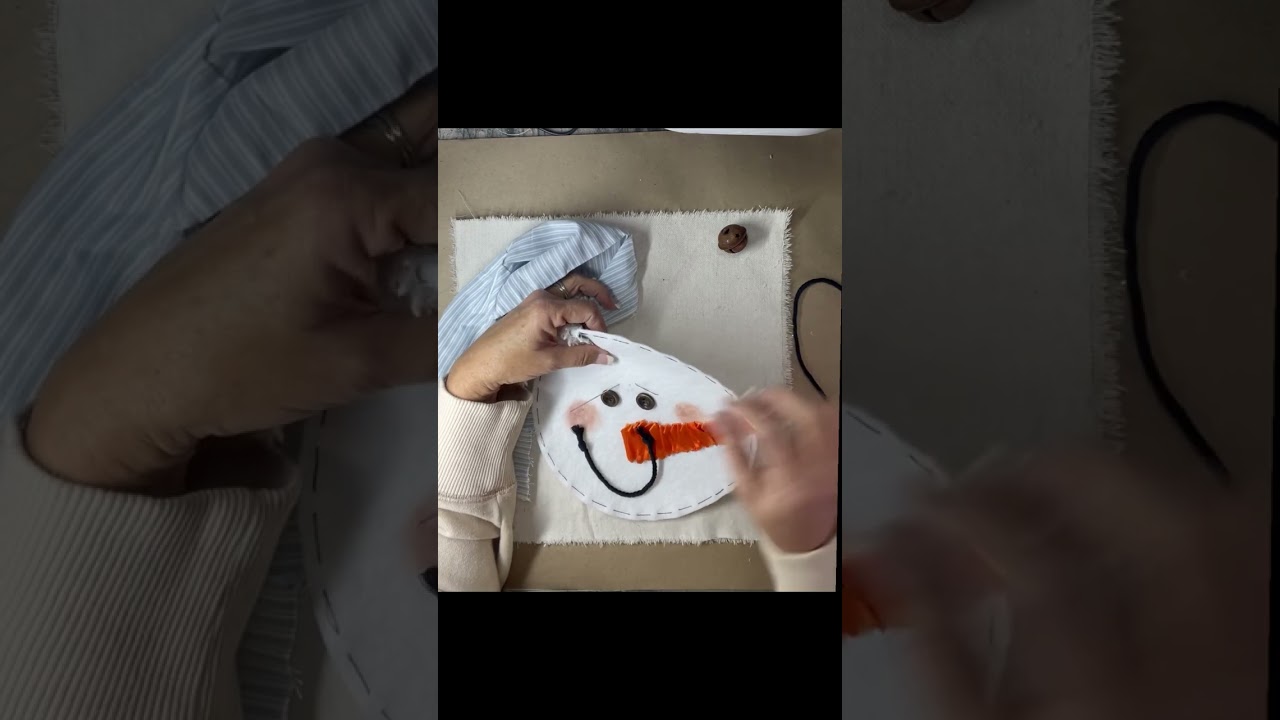Snowman Pillow Video