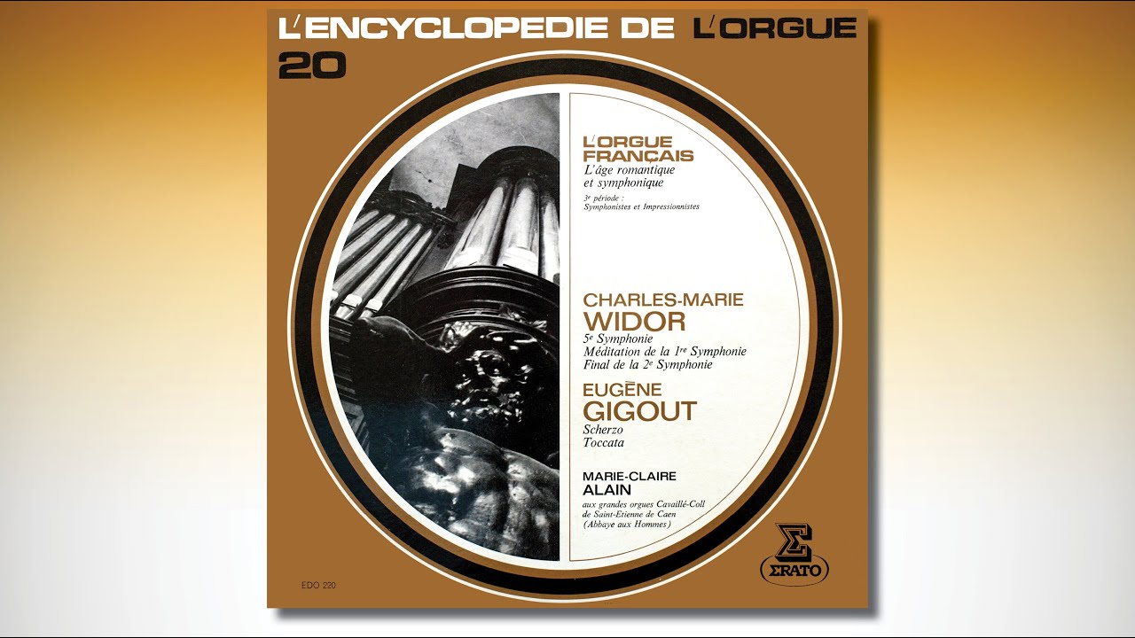 Marie-Claire Alain at the magnificent Cavaillé-Coll organ of Caen EDO 220