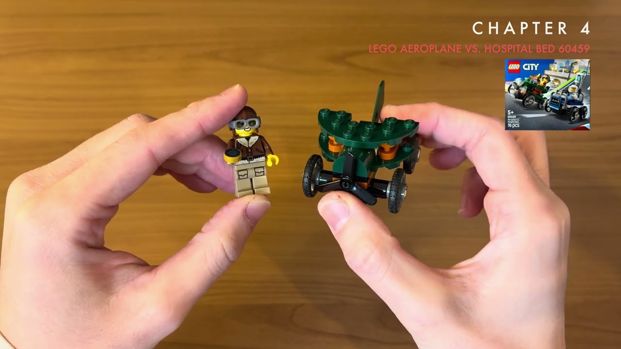 [#4] LEGO City Aeroplane vs. Hospital Bed 60459 [Unboxing Toys]