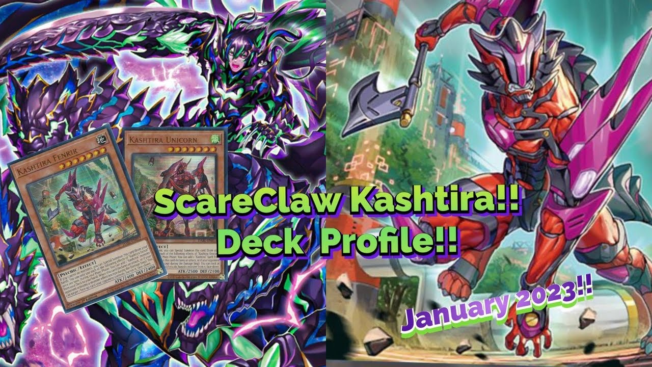 BROKEN!! Kashtira Scareclaw Deck Profile!! January 2023 format!!