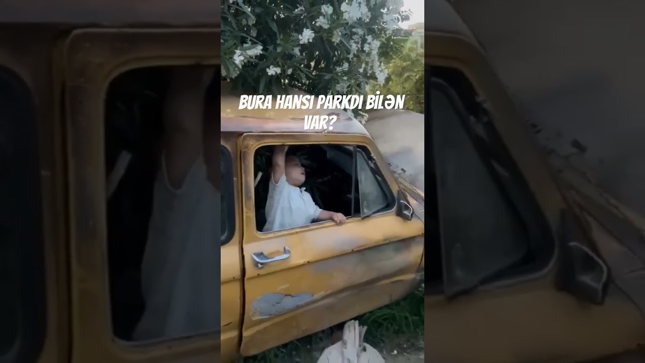 Bakıda parkda tərk edilmiş maşın tapdıq 🚖