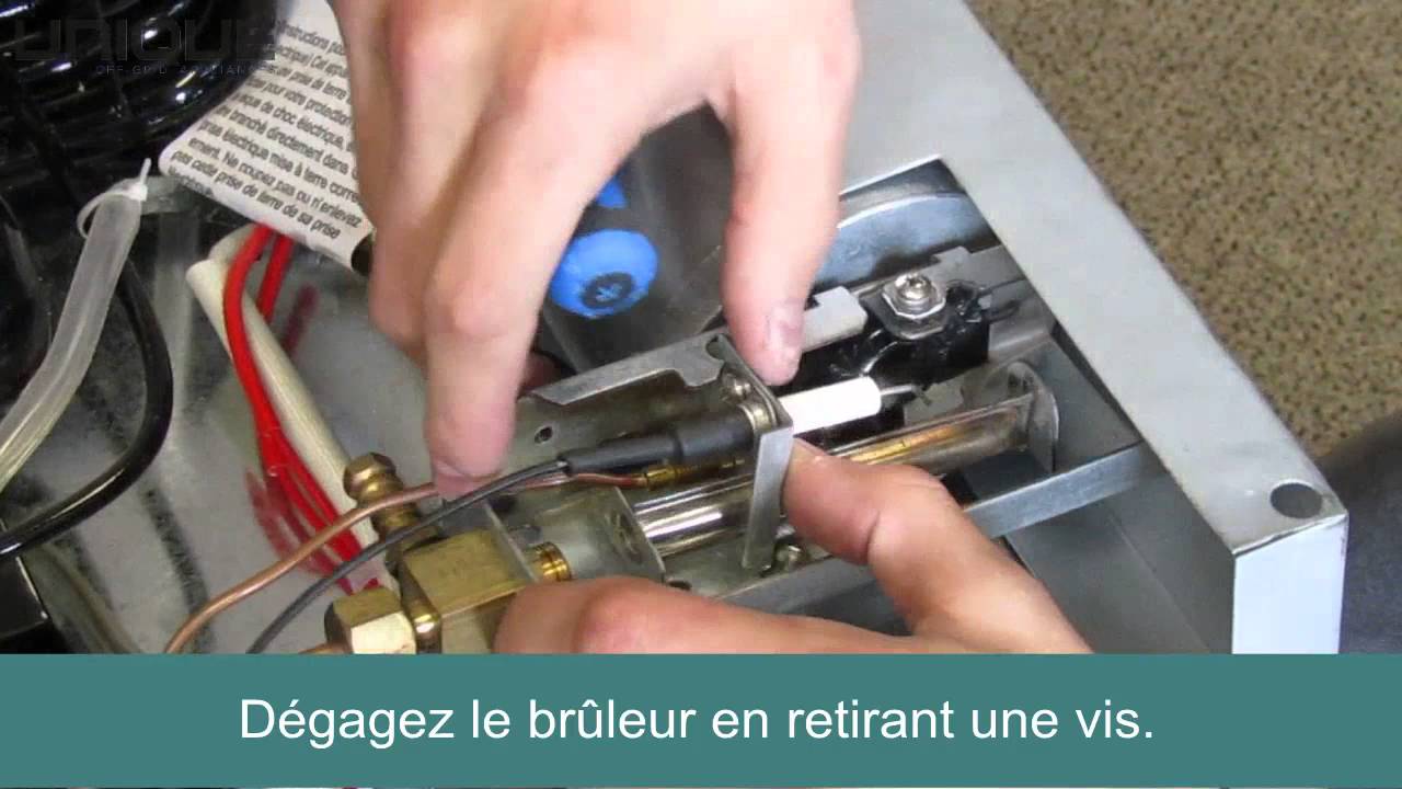 Orifice Nettoyage - Unique 3 Propane Réfrigérateur Portable