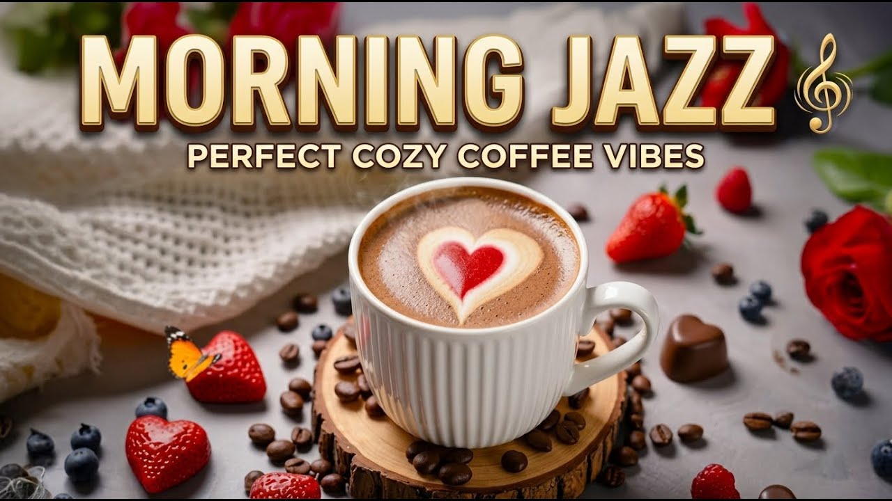 Morning Jazz ☕ Fireplace Bossa Clarity Flow for Sharp Focus, Clear Minds & Fresh Study Energy 🌙