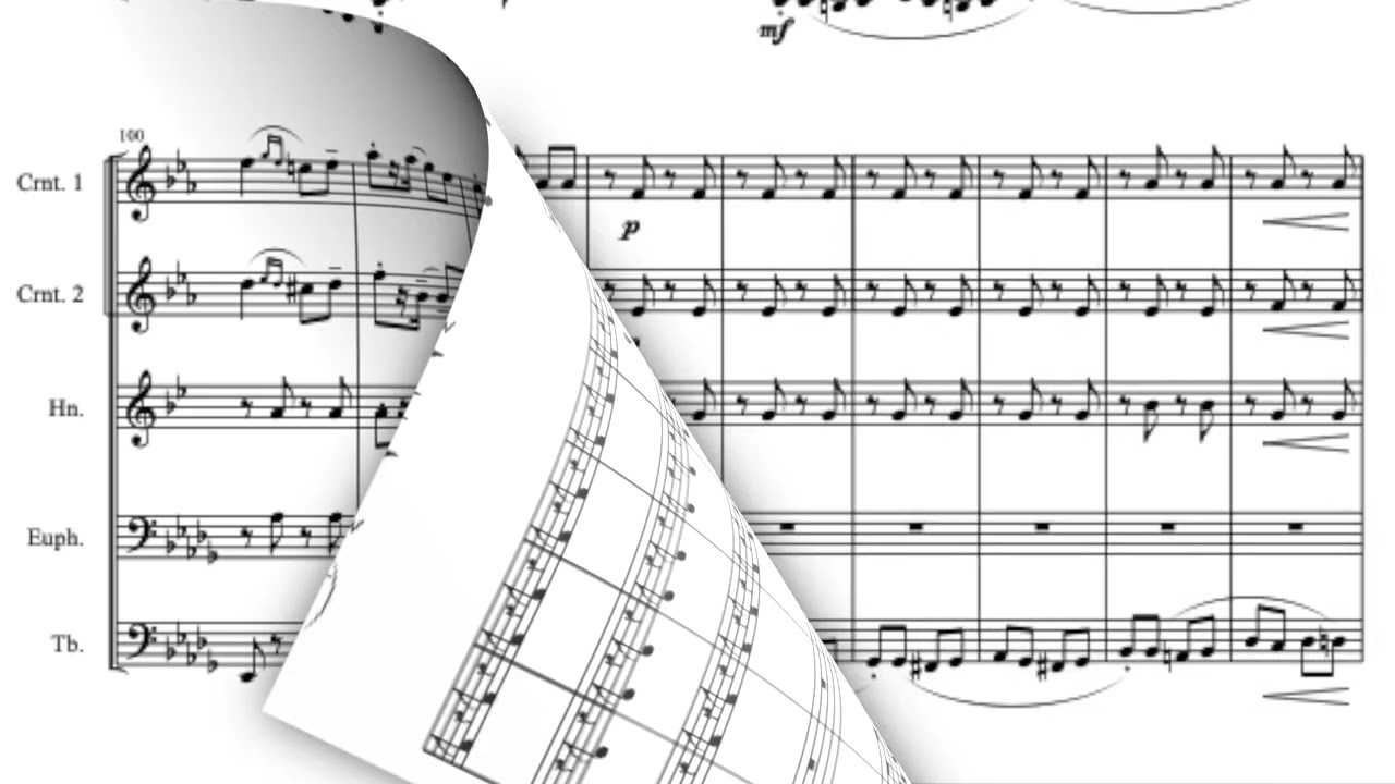 unknown polka for brass quintet