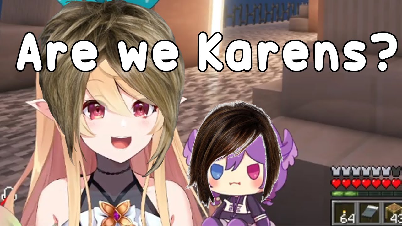 Pomu and Selen become Karens in Minecraft