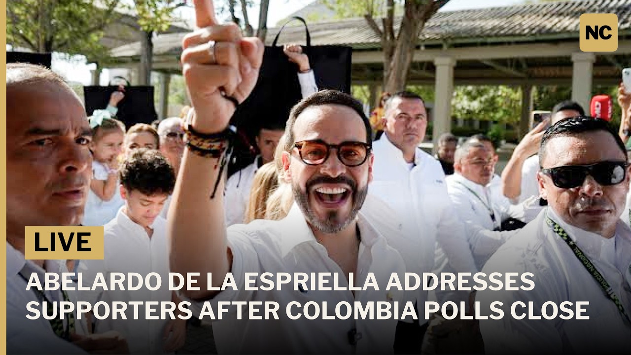 🔴LIVE: Abelardo De La Espriella Addresses Supporters After Colombia Polls Close | AD1S