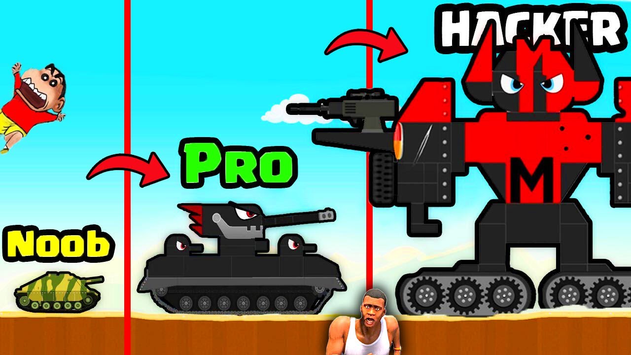 NOOB vs PRO vs HACKER in LABO TANK with SHINCHAN and CHOP