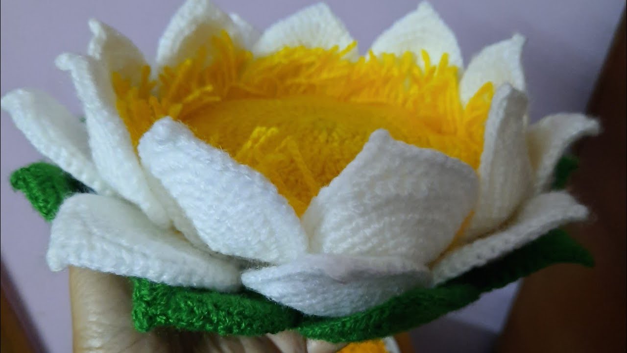 How to Crochet Lotus Flower, Part-2, Right handed || उलन चे कमळ
