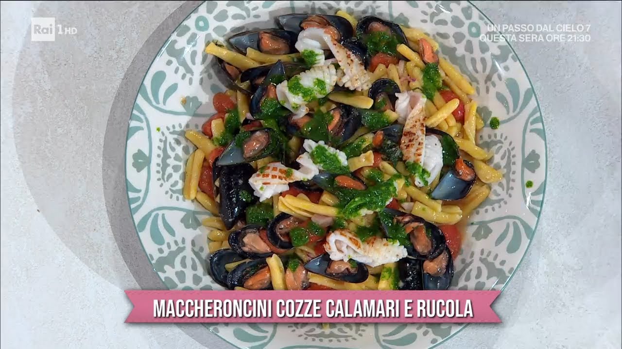 Maccheroncini cozze calamari e rucola - È sempre mezzogiorno - 27/04/2023