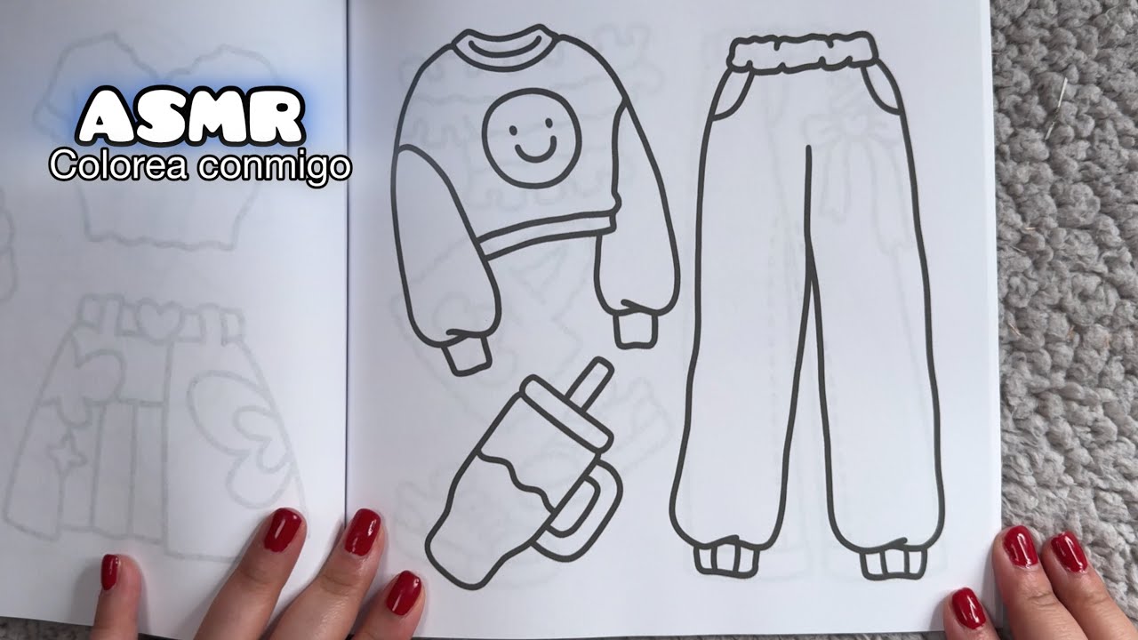 ASMR | colorea conmigo Coco Wyo Fashion Vibes #coloring #ohuhumarkers 