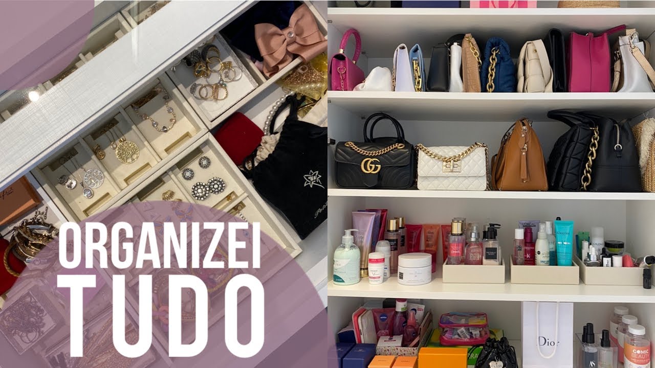 VLOGÃO: organizei a penteadeira, faxina e mais!