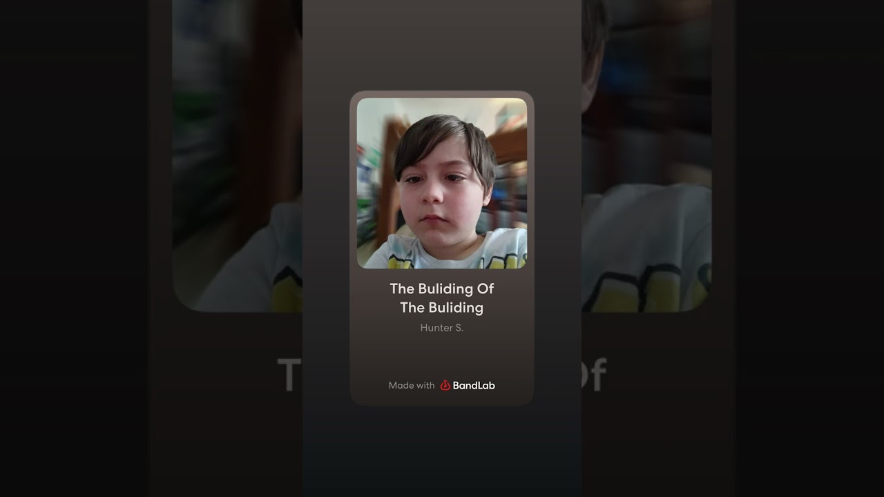 The Building of the Building - a song I wrote in September 2024 but never released