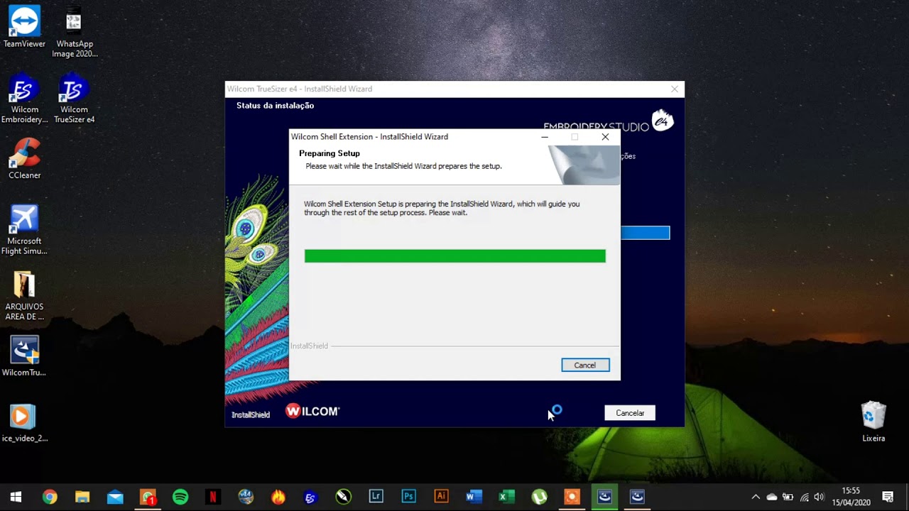 INSTALA&Ccedil;&Atilde;O WILCOM TRUESIZER E4