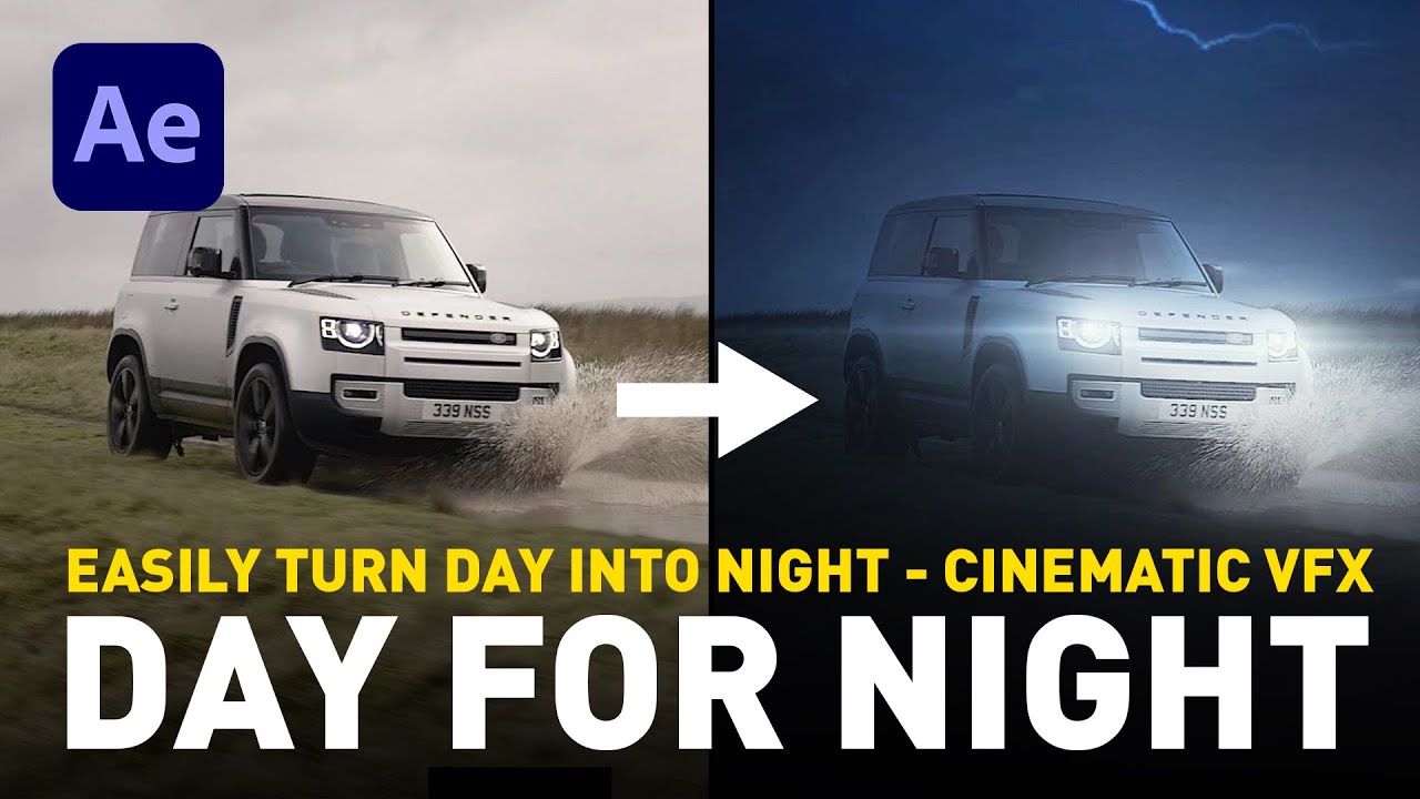 Day for Night VFX Breakdown | After Effects | Hinglish
