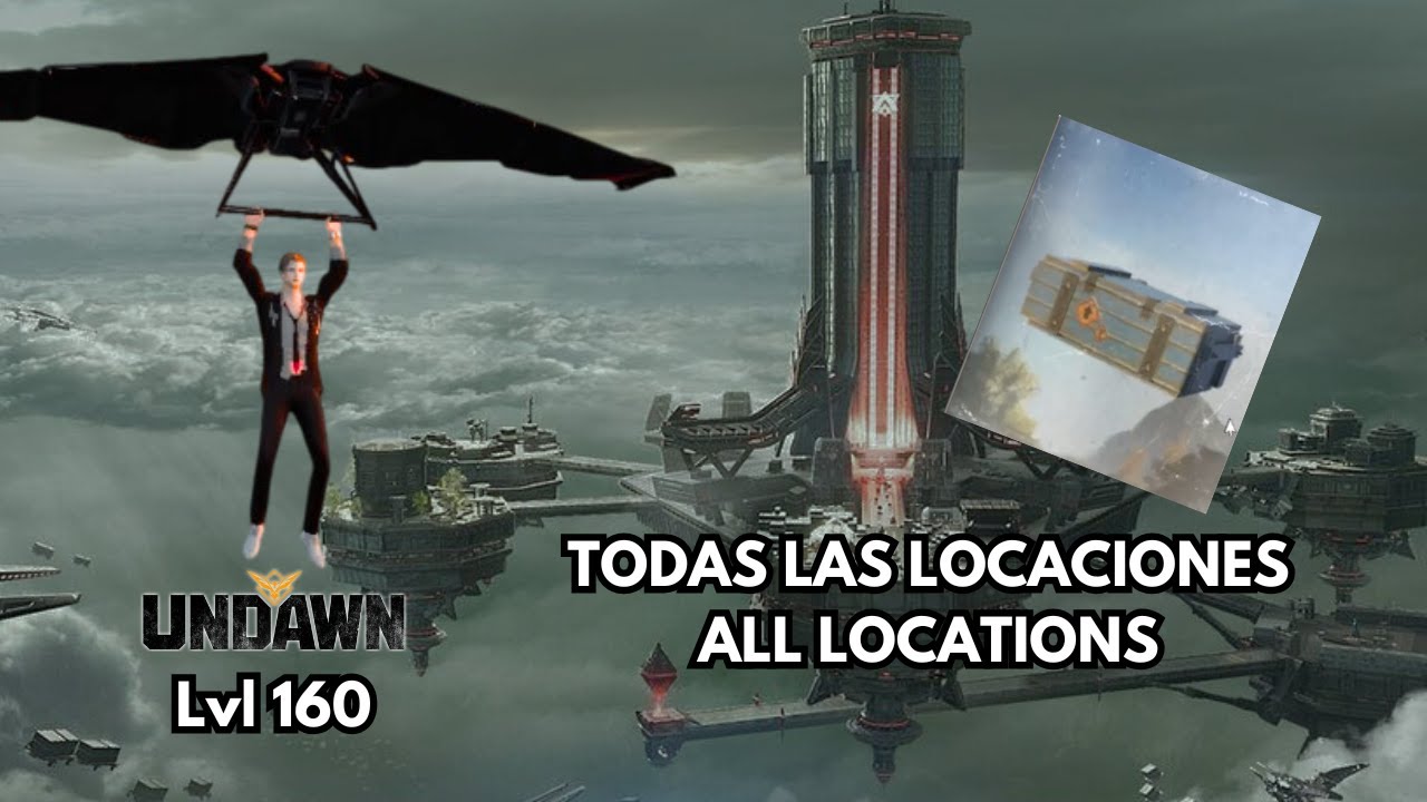 UNDAWN Lvl 160 | TODAS las locaciones de las cajas de herramientas en SkyForge City! 👀