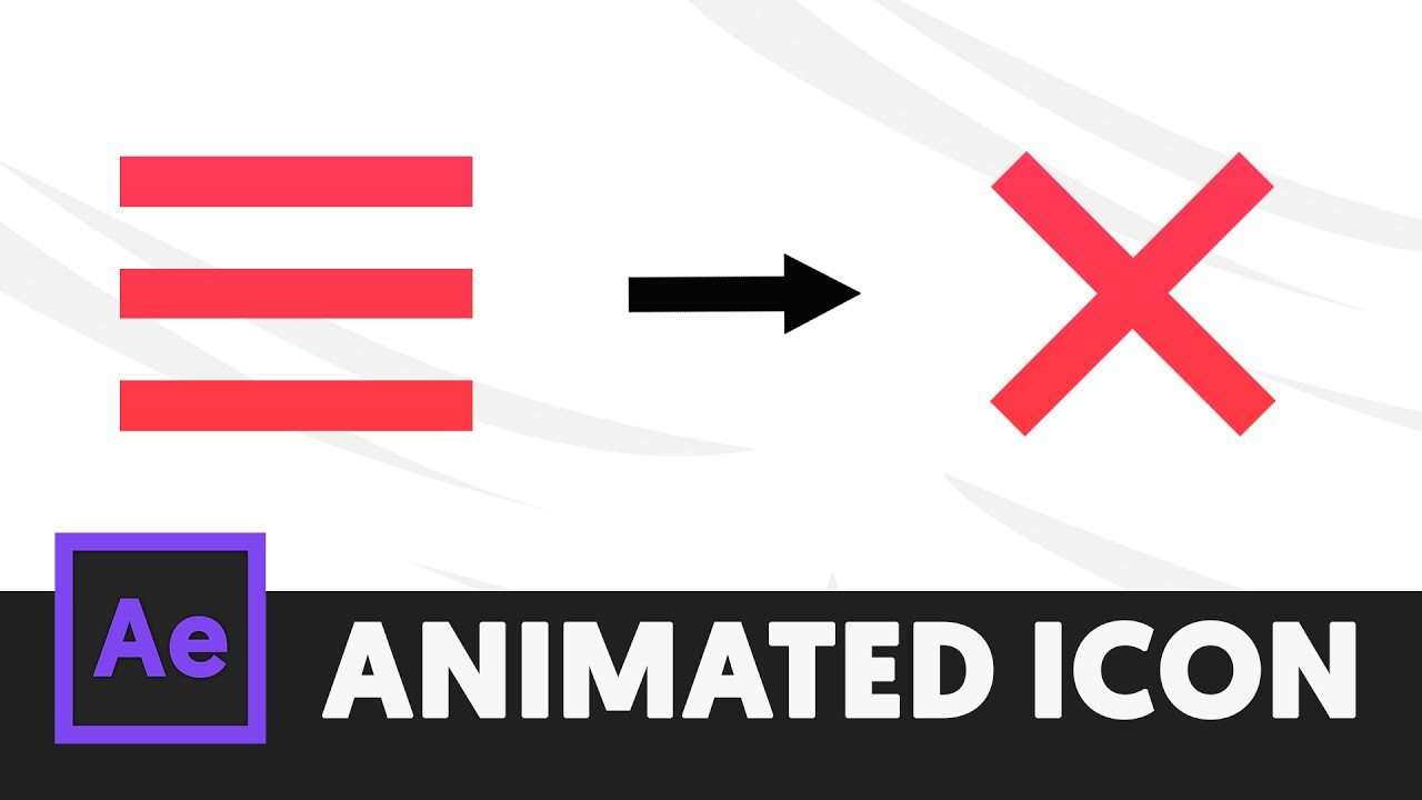Animated Icon #1 - After Effects Tutorial (No Third Party Plugin) - T036