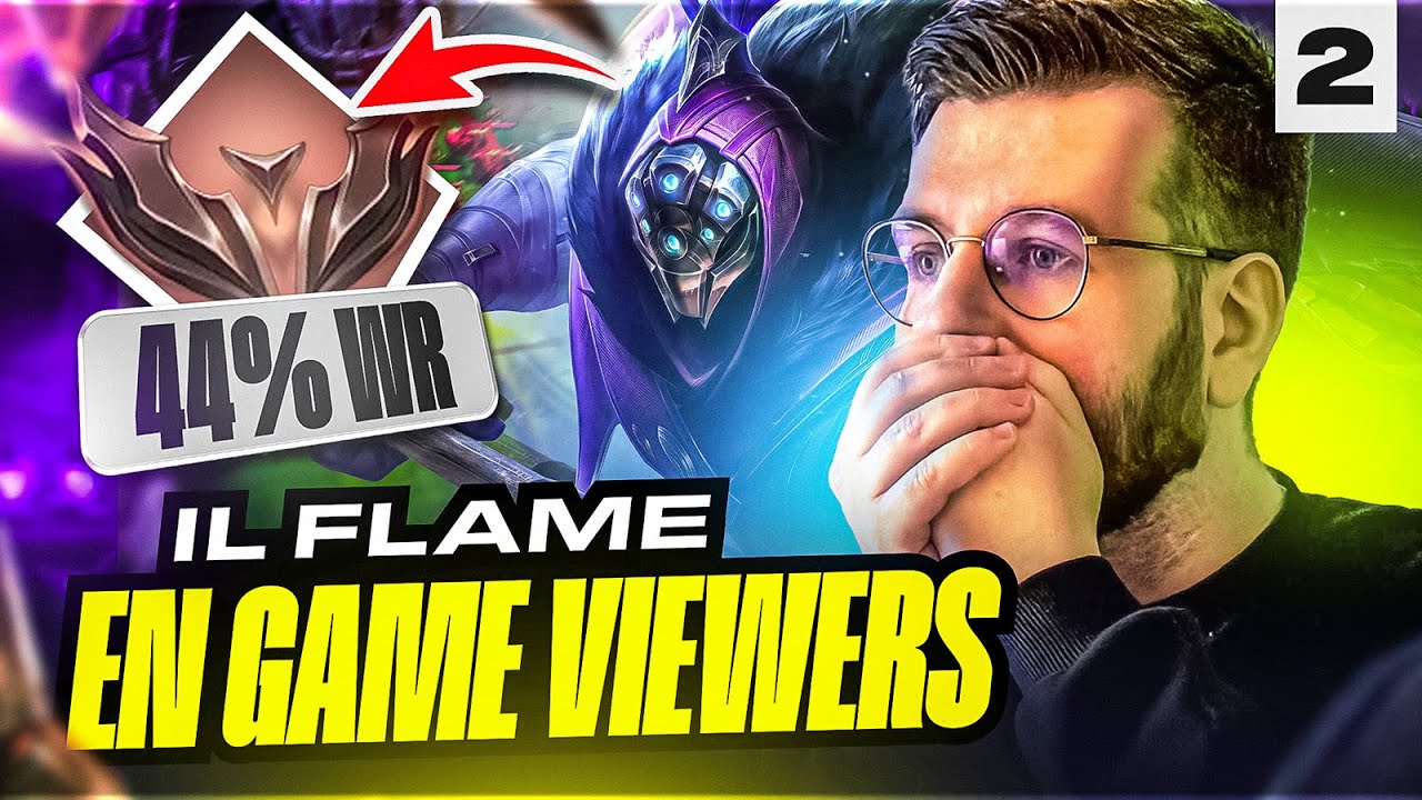 BRONZE 44% DE WINRATE IL PERD TOUJOURS A CAUSE DE SES MATES ! IL LES FLAME EN GAME (Partie 2)