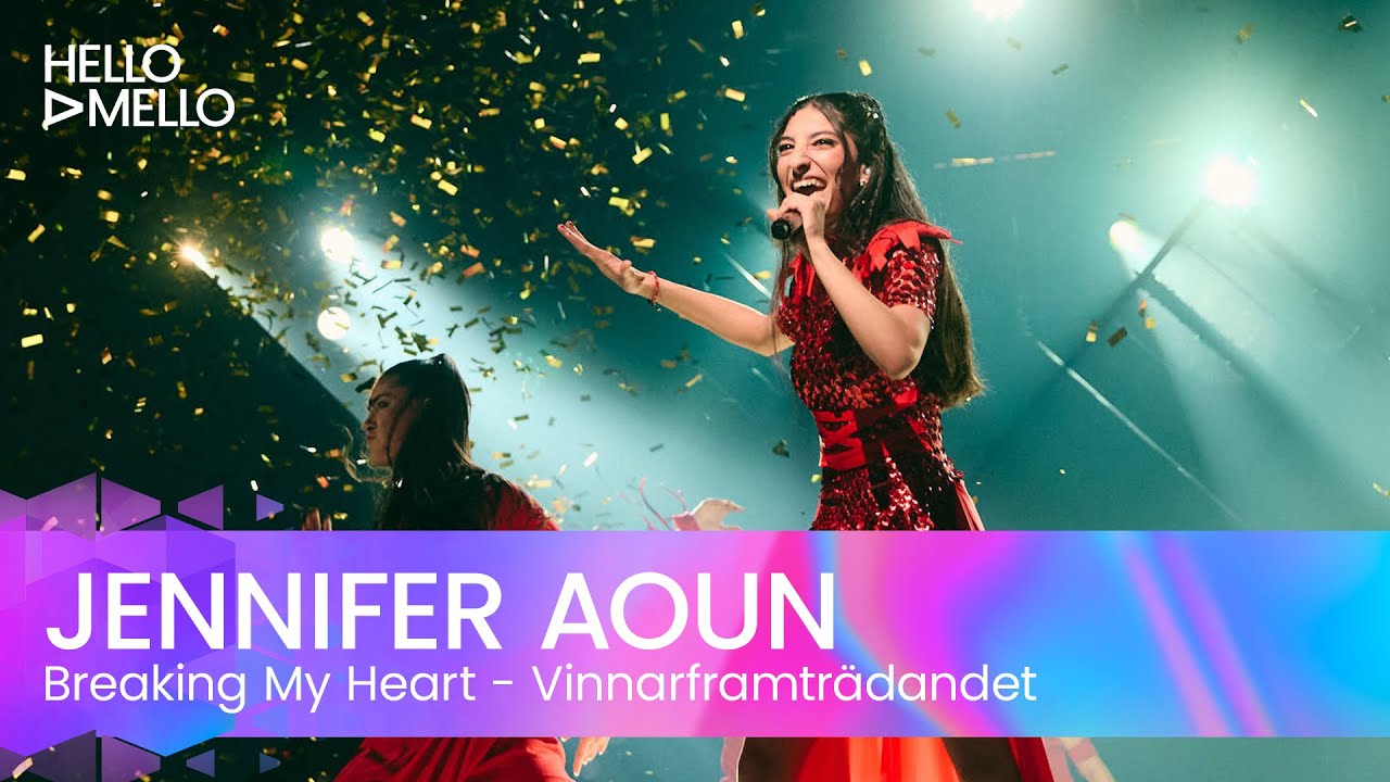 Vinnare i Hello Mello: Jennifer Aoun - Breaking My Heart